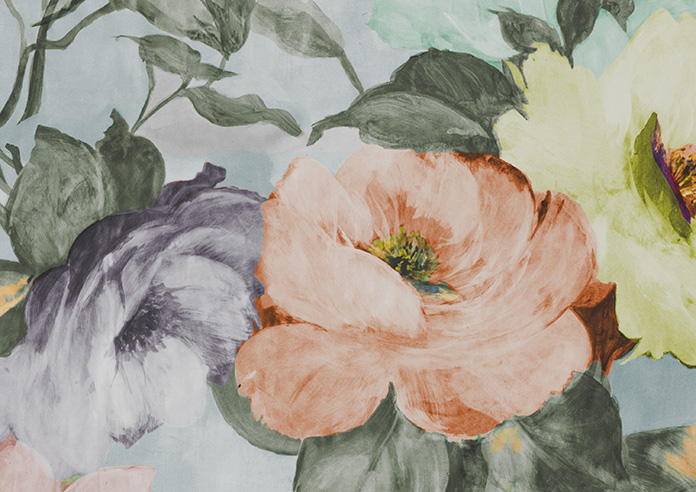 Amelia Faux Silk, Coral Kiss - Roman Blind - Image 7